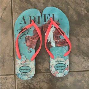 Disney ariel flip flops